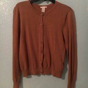 Basic H&M Tan Cardigan